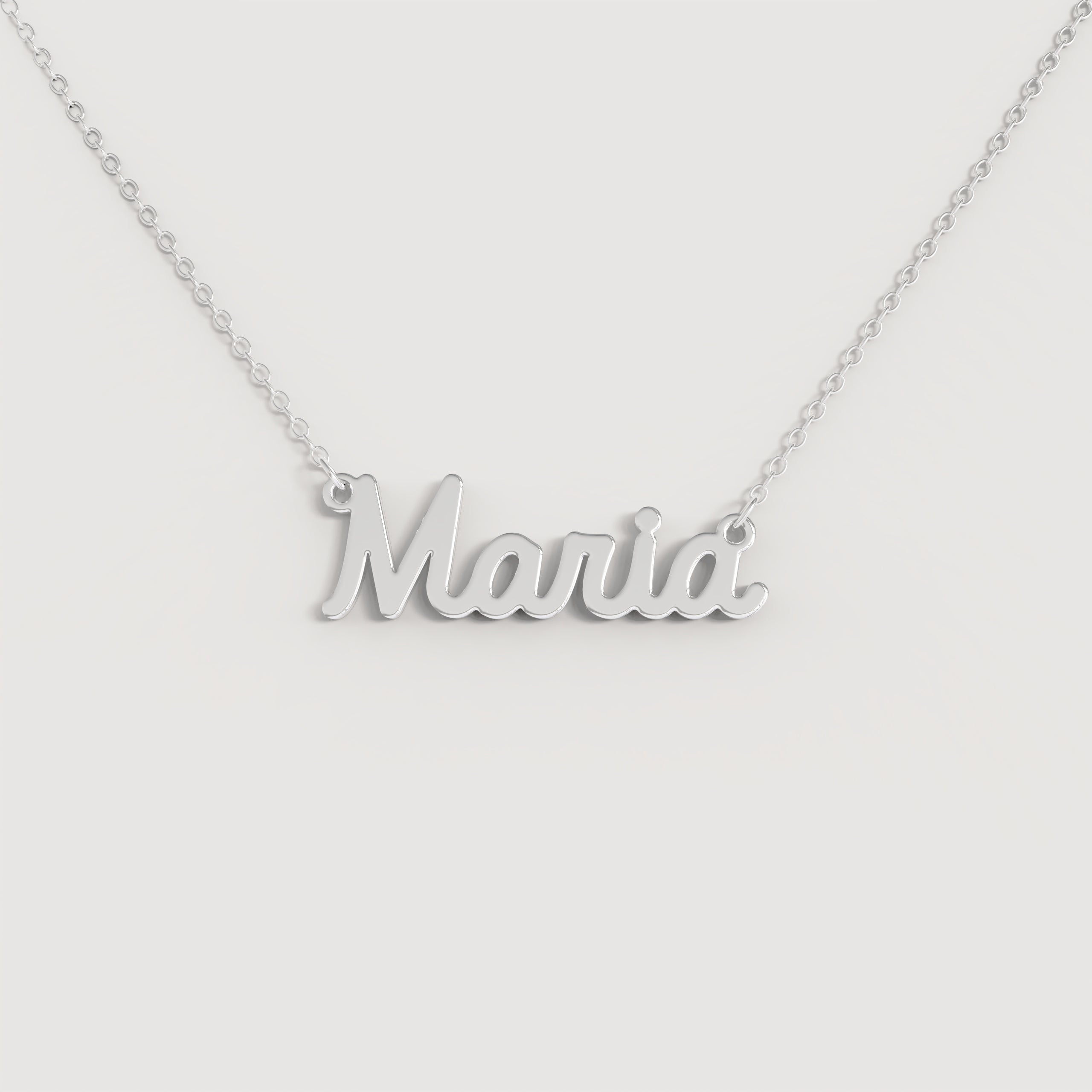 Collana e bracciale con nome Maria acciaio inossidabile Possibilità 180 nomi | Gocce di luna Collana e bracciale con nome Maria acciaio inossidabile Possibilità 180 nomi | Gocce di luna