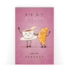 Biglietto Classico Amicizia BEST FRIENDS BREAKFAST Pink