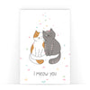 Biglietto Classico Amore I MEOW YOU