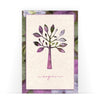 Biglietto Classico Auguri TREE VIOLET