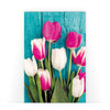 Biglietto Classico Auguri WOOD TULIPS