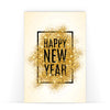 Biglietto Classico Anno Nuovo HAPPY NEW YEAR GOLD