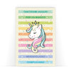 Biglietto Classico Compleanno UNICORN STRIPE