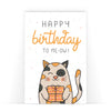 Biglietto Classico Compleanno CAT GIFT