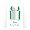 Biglietto Classico Compleanno GIFT BOX Verde