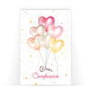 Biglietto Classico Compleanno PALLONCINI CUORE