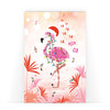 Biglietto Classico Natale FLAMINGO CHRISTMAS